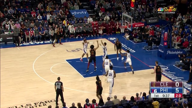 【2022年02月13日 骑士vs76人集锦】艾伦高抛连线 莫布利篮下吃饼空接暴扣