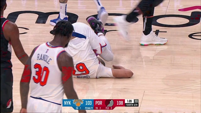 【2022年02月13日】尼克斯vs开拓者第4节中文解说回放