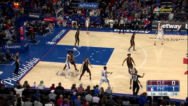 【2022年02月13日 骑士vs76人集锦】恩比德精妙连线 赛布尔心领神会滞空上篮