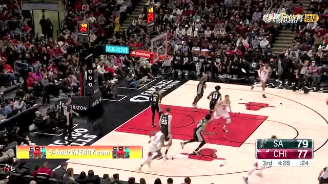 【2022年02月15日 马刺vs公牛集锦】德罗赞vs马刺集锦 全场砍下40分 高效进攻带队擒马刺