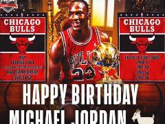 史上最强GOAT！迈克尔-乔丹59岁生日快乐