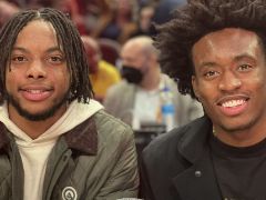 全明星新秀挑战赛决赛：巴里队25-20战胜托马斯队