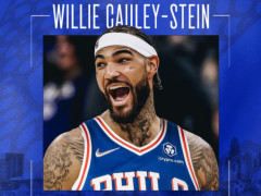 官宣：考利-斯坦正式加盟76人 披穿00号战袍