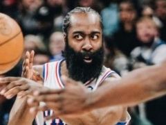 哈登首秀27分 哈登恩比德首次合体大胜对手21分