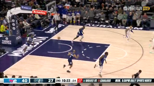 【2022年02月26日 76人vs森林狼集锦】底角精准出手+行进间妙传助攻 哈登连续导演费城三分好戏