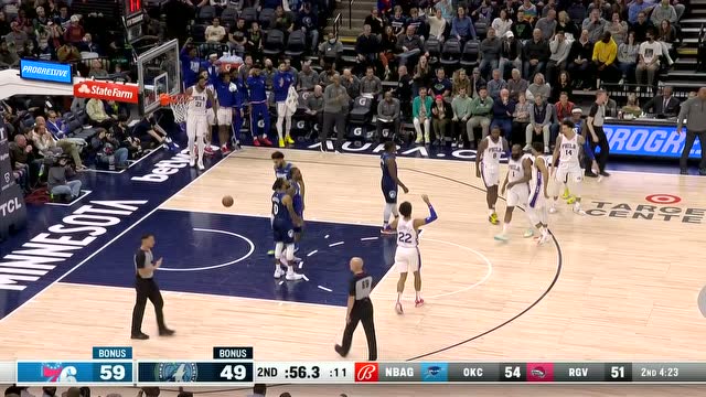 【2022年02月26日 76人vs森林狼集锦】变向后撤步！经典3+1！ 哈登的首秀永不会让您失望