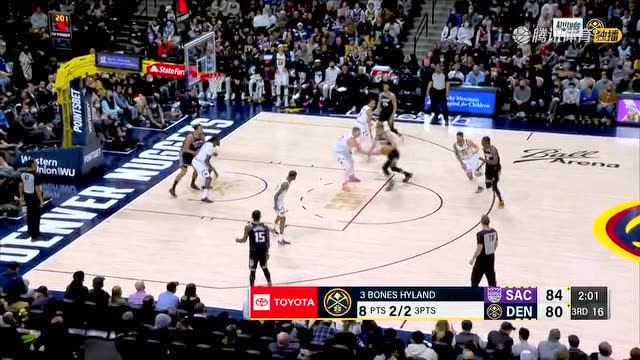 【2022年02月27日 国王vs掘金集锦】你激怒我了！约老师无视夹击传球底角海兰德三分飙进