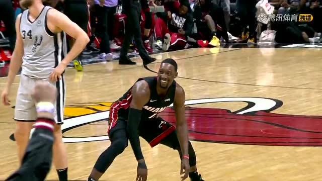 【2022年02月27日 马刺vs热火集锦】庆祝动作亮了 热巴与时间赛跑跳投压哨