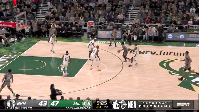 【2022年02月27日 篮网vs雄鹿集锦】旋转跳跃我不停歇！欧文风骚转体跳投秀翻全场