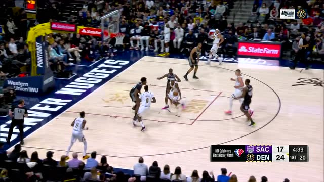 【2022年02月27日 国王vs掘金集锦】霍乐迪巴掌一伸轻松截杀 福克斯急速转身反击暴扣