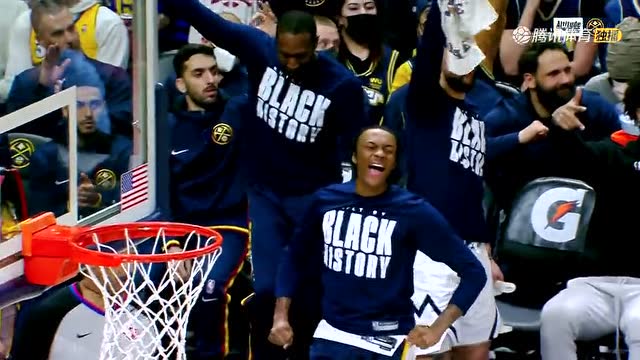 【2022年02月27日 国王vs掘金集锦】五中五！戈登外线三分接球就扔燃炸板凳席