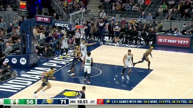 【2022年02月28日 凯尔特人vs步行者集锦】布罗格登行进间发现队友 高抛制导连线杰克逊空接暴扣