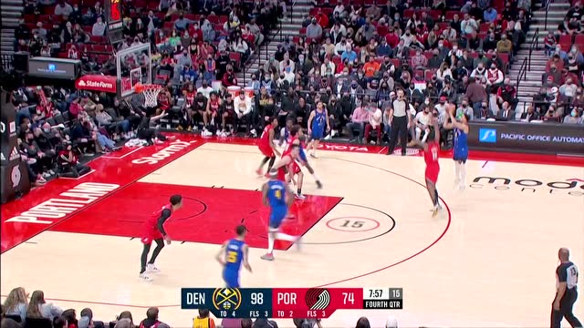 【2022年02月28日 掘金vs开拓者集锦】掘金124-92开拓者 约基奇18篮板11助攻轻取开拓者