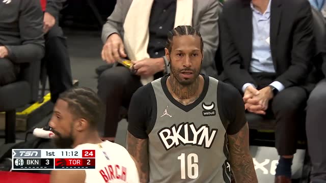 【2022年03月02日 篮网vs猛龙集锦】主场得心应手！西亚卡姆攻防结合翻身跳投打成2+1