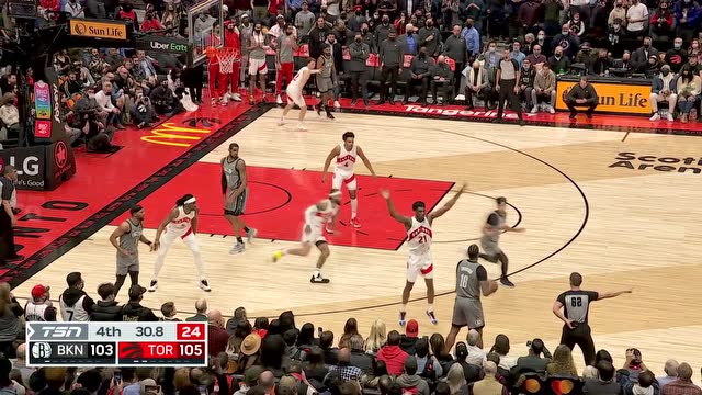 【2022年03月02日 篮网vs猛龙集锦】去你的篮球梦！巴恩斯残暴大帽遮天蔽日虐翻小库里