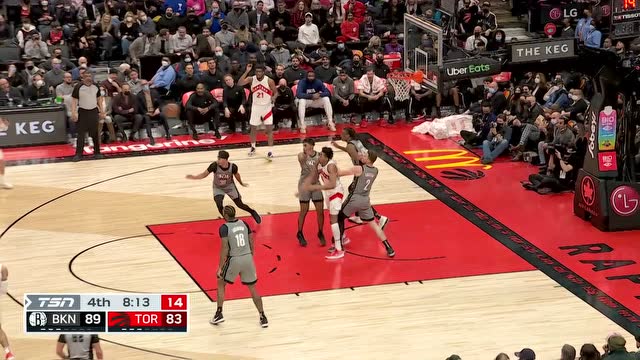 【2022年03月02日 篮网vs猛龙集锦】铁树开花！赛迪斯杨手感火热外线再飚三分惊艳全场