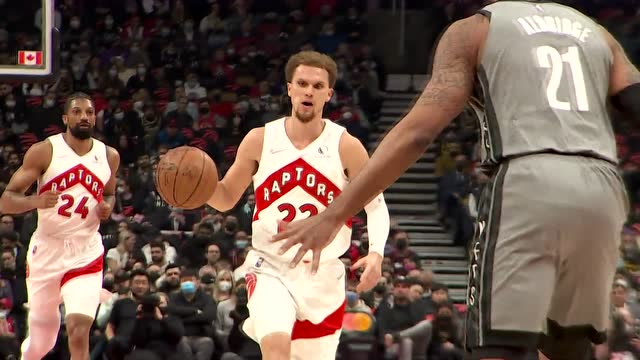 【2022年03月02日 篮网vs猛龙集锦】点燃球馆气氛！弗林脚底生风过掉防守轻松上篮