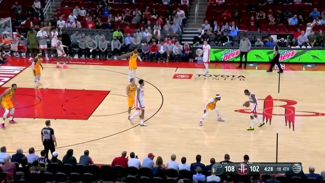 【2022年03月03日 爵士vs火箭集锦】火箭挡拆配合 伍德鲨鱼式虐筐