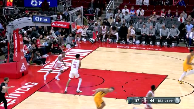 【2022年03月03日 爵士vs火箭集锦】米切尔火力全开 不看人妙传撤步跳投得手