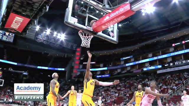 【2022年03月03日 爵士vs火箭集锦】换个中锋来也一样 格林独闯龙潭硬刚白边