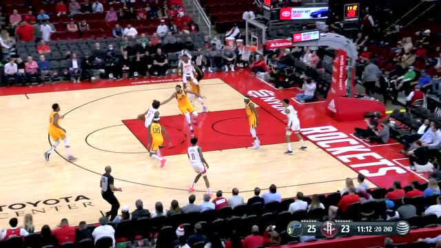 【2022年03月03日 爵士vs火箭集锦】克里斯托弗颜射戈贝尔 击地妙传小马丁销魂换手