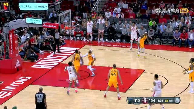 【2022年03月03日 爵士vs火箭集锦】两横一竖就是干 格林转身硬刚戈贝尔