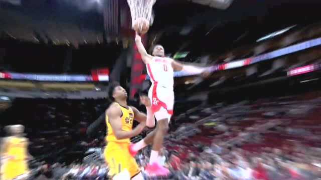 【2022年03月03日 爵士vs火箭集锦】这速度太快了 格林超车战斧吓坏白边