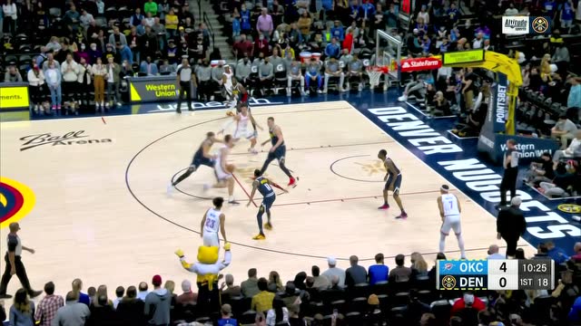 【2022年03月03日 雷霆vs掘金集锦】心有灵犀一点通 波库妙传罗比空接暴扣