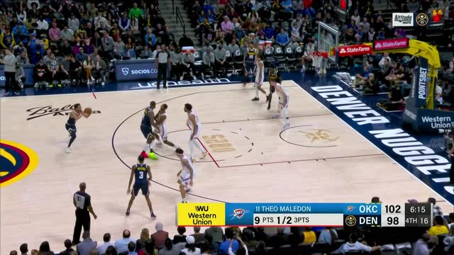 【2022年03月03日】雷霆vs掘金第4节中文解说回放