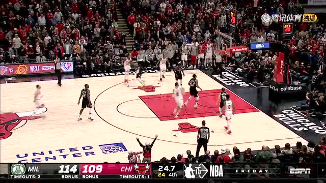 【2022年03月05日 雄鹿vs公牛集锦】还有奇迹吗 拉文大号三分干拔出手百步穿杨