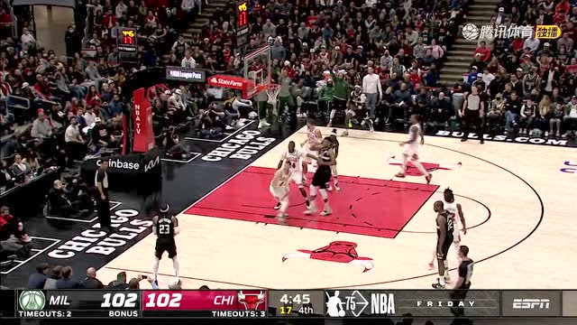 【2022年03月05日 雄鹿vs公牛集锦】关键时刻不掉链子 雄鹿三叉戟得分各显其能