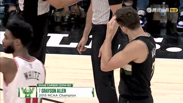 【2022年03月05日 雄鹿vs公牛集锦】多少带点个人恩怨 琼斯肘飞阿伦为卡鲁索出恶气 吃到一记恶犯规