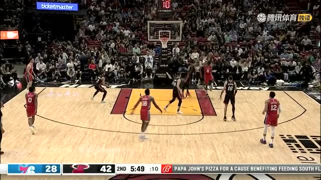 【2022年03月06日 76人vs热火集锦】人老手艺不老 米尔萨普三威胁点开防守直捣黄龙