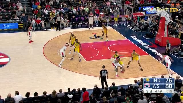 【2022年03月07日 步行者vs奇才集锦】欣赏showtime表演 加福德空接虐筐波普风骚脑后传球