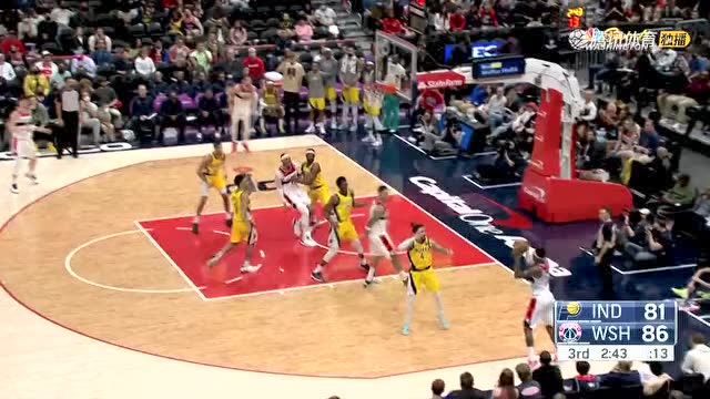 【2022年03月07日 步行者vs奇才集锦】凤雏先生出山 波普蛇型走位上篮得手