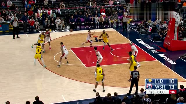 【2022年03月07日 步行者vs奇才集锦】又是感谢湖管的一天 库兹马波普连续外线发炮