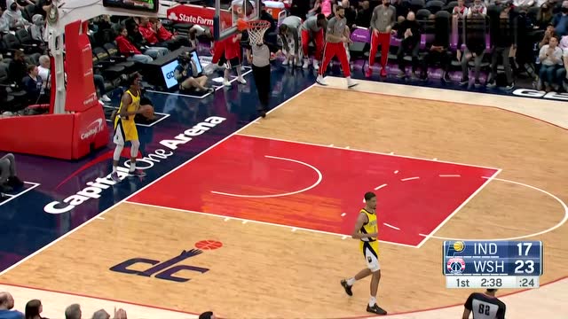 【2022年03月07日 步行者vs奇才集锦】两位大佬做嫁衣 加福德旱地拔葱突破抛射