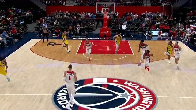 【2022年03月07日 步行者vs奇才集锦】礼多人不怪 波神空中擒杀对手