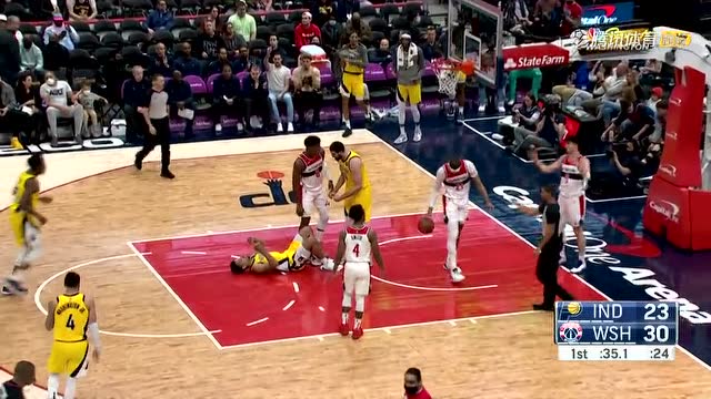 【2022年03月07日 步行者vs奇才集锦】玩的就是高难度 布罗格登突破打板+回头望月