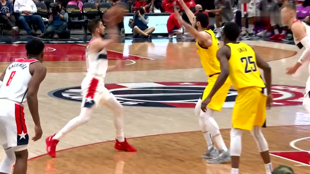 【2022年03月07日 步行者vs奇才集锦】做饼也是一把好手 萨托兰斯基妙传秀视野