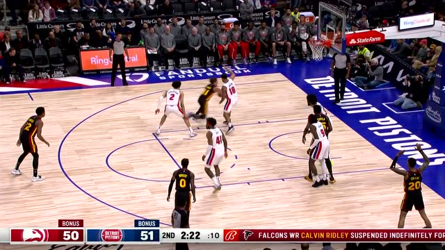 【2022年03月08日】老鹰vs活塞第2节中文解说回放