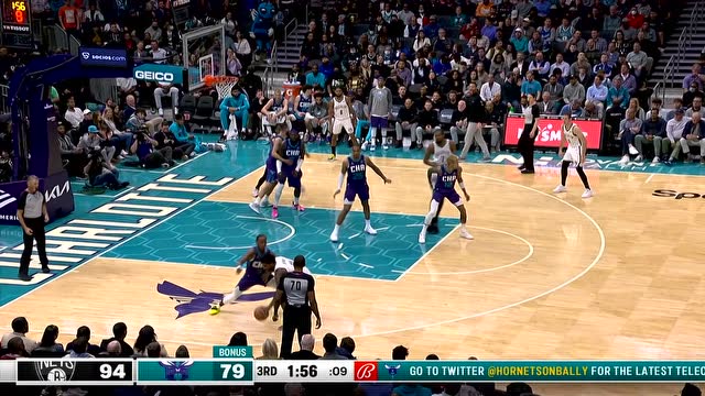 【2022年03月09日 篮网vs黄蜂集锦】单挑罗齐尔 欧文后仰抛投稳稳命中