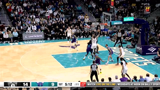 【2022年03月09日 篮网vs黄蜂集锦】杜兰特一脚油门 直杀内线飘逸上篮