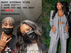 NBA又一星二代长大，瓦妮莎女儿晒与安东尼儿子合影！