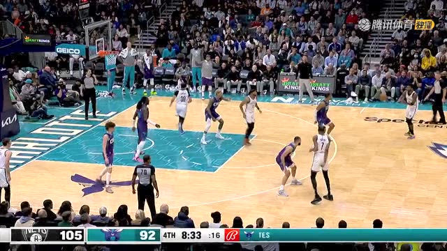 【2022年03月09日 篮网vs黄蜂集锦】赛季首个40+! 欧文超远三分引爆替补席