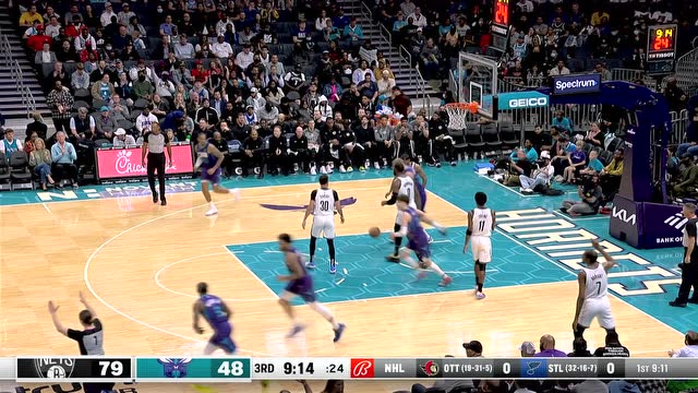 【2022年03月09日】篮网vs黄蜂中文解说全场回放