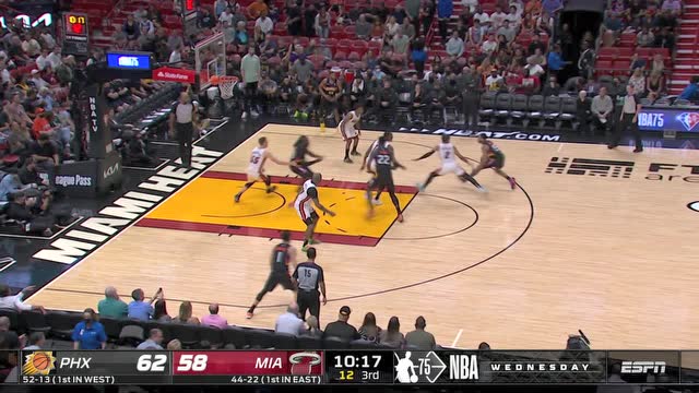 【2022年03月10日 太阳vs热火集锦】找到内线制高点 佩恩高吊篮下艾顿一柱擎天