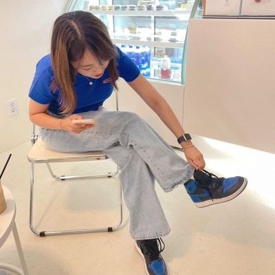 皇家蓝Jordan1MidHyper Royal Tumbled Leather