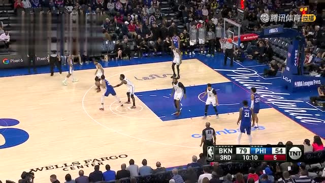 【2022年03月11日 篮网vs76人集锦】恩比德大帝今夜哈登附体 命中5球狂砍27分