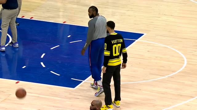 【2022年03月11日 篮网vs76人集锦】分手就不能体面 西蒙斯中场投篮训练遭现场球迷狂嘘